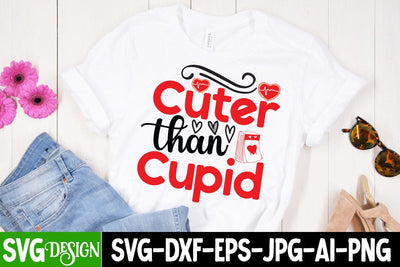 Cuter than Cupid SVG Cut File SVG BlackCatsMedia 