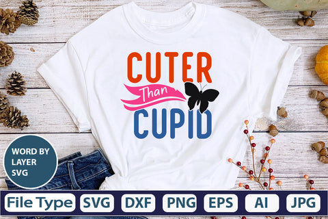 Cuter Than Cupid SVG Cut File SVG DesignPlante 503 