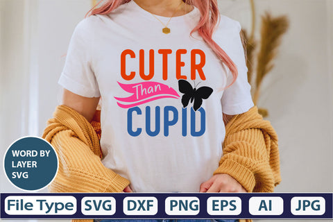 Cuter Than Cupid SVG Cut File SVG DesignPlante 503 