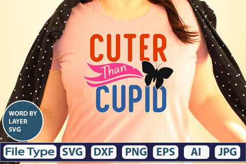 Cuter Than Cupid SVG Cut File SVG DesignPlante 503 