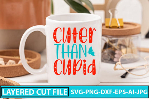 Cuter Than Cupid SVG Design SVG Syaman 