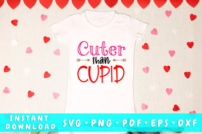 Cuter Than Cupid SVG SVG HappyDesignStudio 