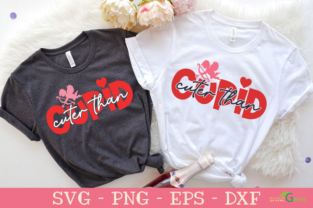 Cuter than Cupid SVG | Valentine's Day SVG Cut File SVG Shine Green Art 