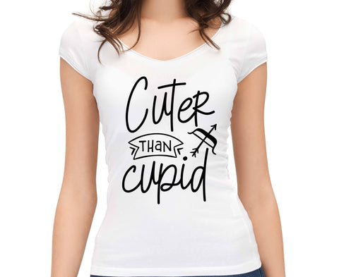 Cuter than Cupid | Valentine's cut file SVG TheBlackCatPrints 