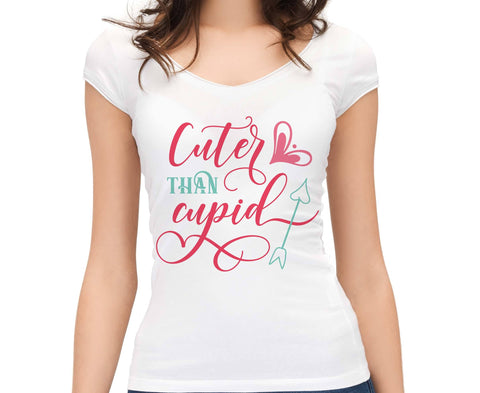 Cuter than Cupid | Valentine's day cut file SVG TheBlackCatPrints 