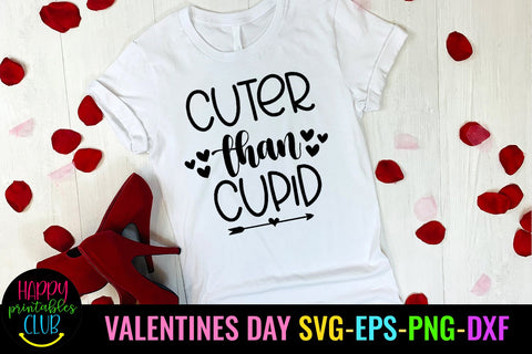 Cuter than Cupid Valentines Day SVG- Love SVG- Valentine SVG SVG Happy Printables Club 