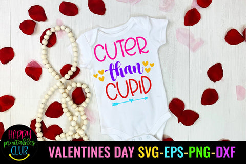 Cuter than Cupid Valentines Day SVG- Love SVG- Valentine SVG SVG Happy Printables Club 
