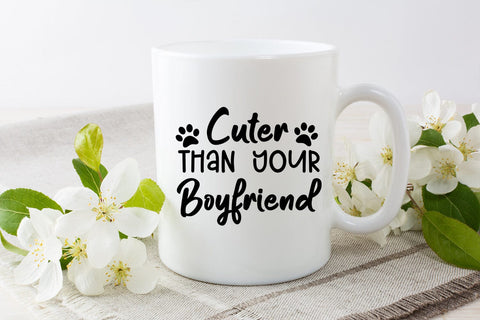 Cuter Than Your I Pet SVG I Pet Quotes SVG I Dog Mom SVG SVG Happy Printables Club 