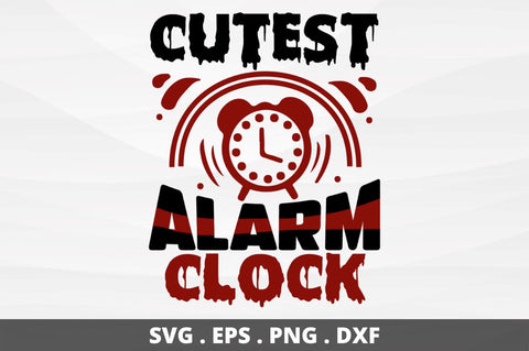 Cutest alarm clock SVG Designangry 