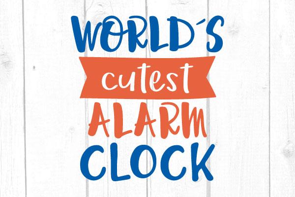 Cutest Alarm Clock Svg SVG cricutfilesmg 