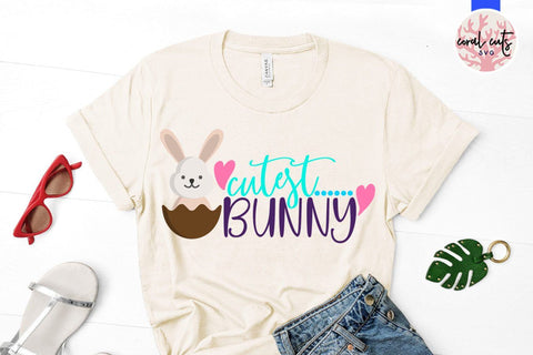 Cutest bunny – Easter SVG EPS DXF PNG Cutting Files SVG CoralCutsSVG 