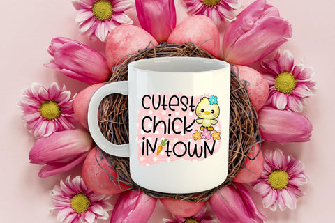 Cutest Chick Easter Sublimation- Sublimation Easter Designs Sublimation Happy Printables Club 
