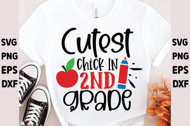 Cutest Chick In 2nd Grade SVG Ariyan 