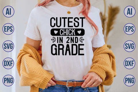 Cutest Chick in 2nd Grade svg SVG orpitasn 