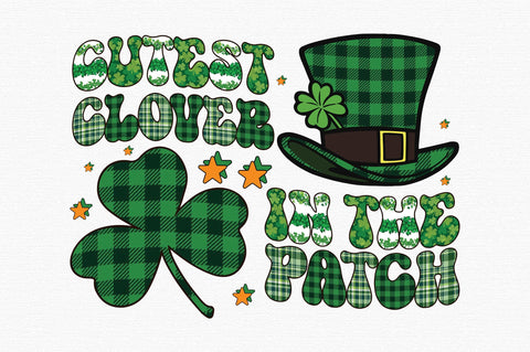 Cutest Clover in the Patch Sublimation Design Sublimation designartist 