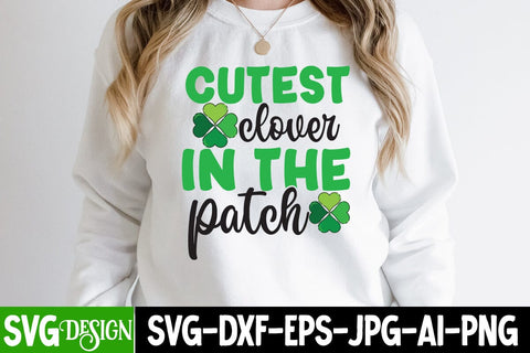 Cutest Clover in the Patch SVG Cut File, Cutest Clover in the Patch Sublimation , my 1st Patrick's Day SVG Cut File, my 1st Patrick's Day SVG Design, St.Patrick's Sublimation PNG, St.Patrick's Flag SVG Cut File, St.Patrick's Clipart PNG SVG BlackCatsMedia 