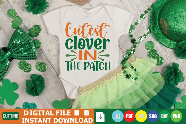 Cutest Clover In The Patch SVG Shahin alam 