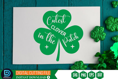Cutest clover in the patch SVG SVG DESIGNISTIC 