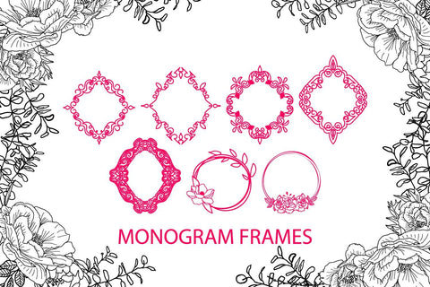 Cutest Curly Font Monogram Font Sintegra 