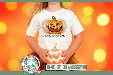 Cutest In The Patch Sublimation Sublimation QueenBrat Digital Designs 