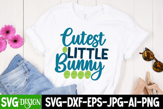 Cutest Little Bunny SVG Cut File, Happy easter Day SVG Cut File, Happy Easter SVG Cut File, Happy Easter SVG Quotes, Easter Egg Farmfresh SVG cut File SVG BlackCatsMedia 