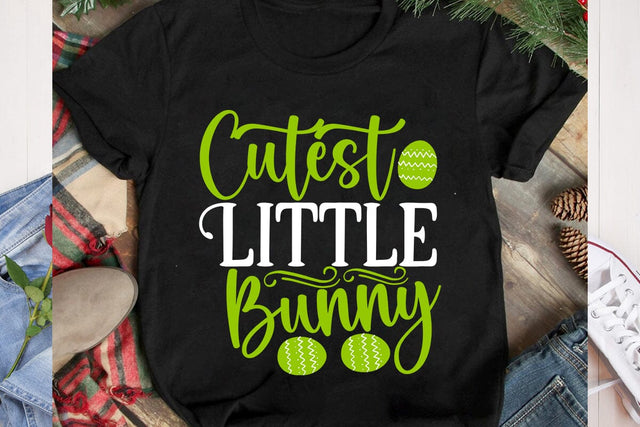 Cutest Little Bunny SVG Cut File, Happy Easter SVG Cut File, Happy Easter Sublimation PNG, Happy Easter Day Sublimation Bundle,Happy Easter Sublimation Design SVG BlackCatsMedia 