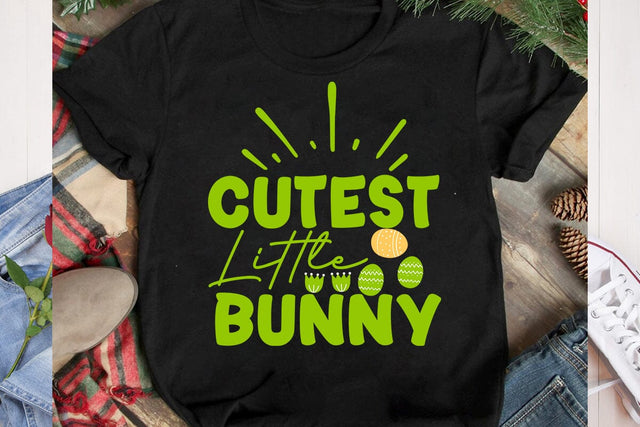 Cutest Little Bunny SVG Cut File,Happy Easter SVG Cut File, Happy Easter Sublimation PNG, Happy Easter Day Sublimation Bundle,Happy Easter Sublimation Design SVG BlackCatsMedia 