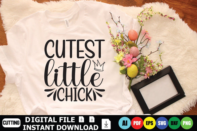 Cutest Little Chick SVG Shahin alam 