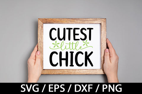 Cutest little chick svg SVG akazaddesign 
