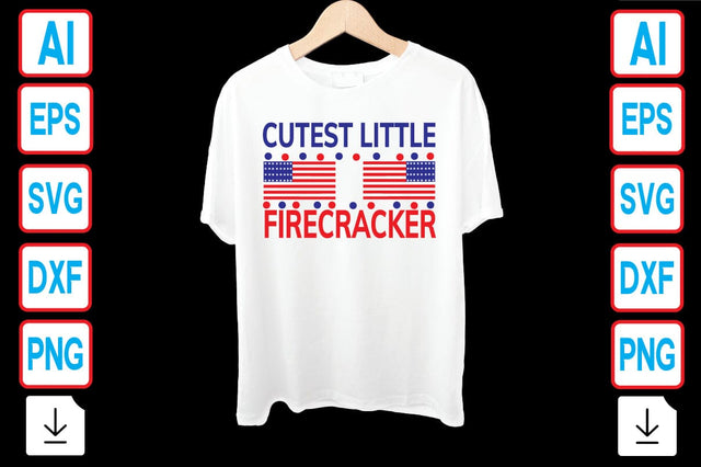 Cutest Little Firecracker SVG Craftlabsvg24 