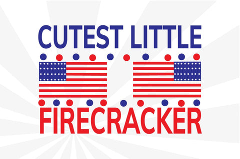 Cutest Little Firecracker SVG Craftlabsvg24 