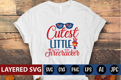 Cutest Little Firecracker SVG cute file SVG Blessedprint 