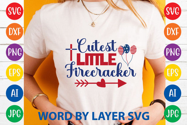 Cutest Little Firecracker SVG Rafiqul20606 