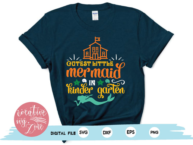 cutest little mermaid in kinder garten SVG md faruk hossain 