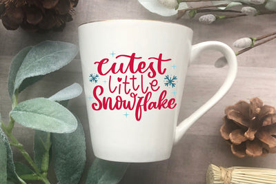 Cutest Little Snowflake SVG Cut File SVG dapiyupi store 