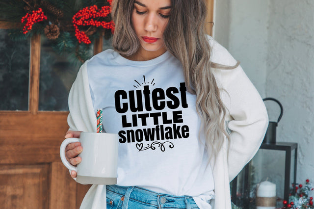 cutest little snowflake svg SVG orpitasn 