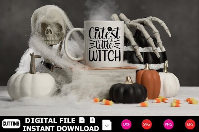 Cutest Little Witch SVG Shahin alam 