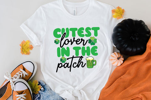 Cutest Lover in the Patch SVG Cut File, Cutest Lover in the Patch SVG Quotes SVG BlackCatsMedia 