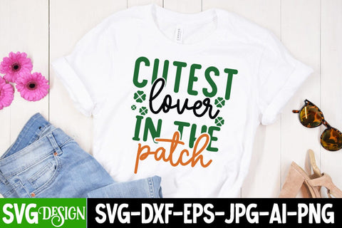 Cutest lover in the patch SVG Cut File, St.Patrick's Sublimation PNG, St.Patrick's Flag SVG Cut File, St.Patrick's Clipart PNG SVG BlackCatsMedia 