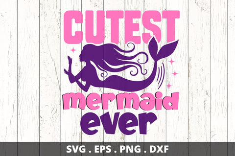 Cutest mermaid ever SVG Designangry 