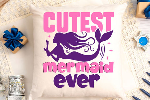 Cutest mermaid ever SVG Designangry 