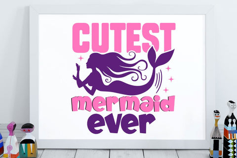Cutest mermaid ever SVG Designangry 