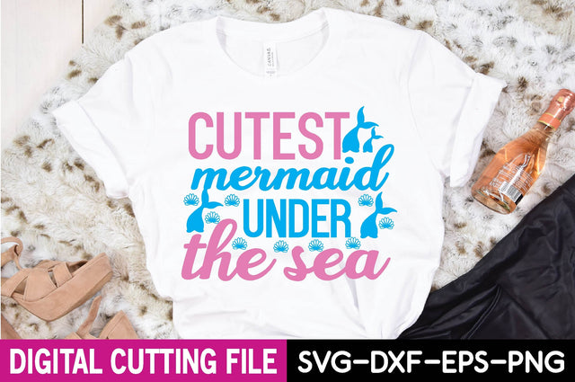 cutest mermaid under the sea SVG Design SVG farhad farhad 