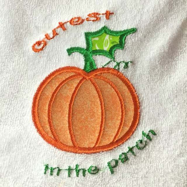 Cutest Pumpkin in the Patch Applique Embroidery Embroidery/Applique Designed by Geeks 