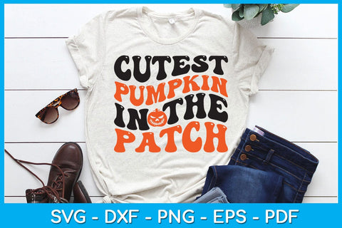 Cutest Pumpkin In The Patch Halloween SVG PNG PDF Cut File SVG Creativedesigntee 