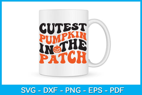 Cutest Pumpkin In The Patch Halloween SVG PNG PDF Cut File SVG Creativedesigntee 