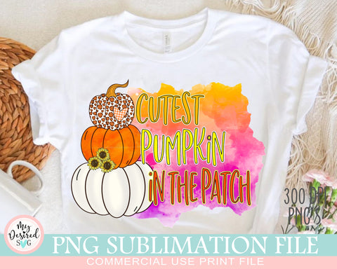 Cutest Pumpkin In The Patch PNG, Halloween Design, pumpkin hocus pocus, Pumpkin Design, Halloween png, Sublimation Designs Downloads Sublimation MyDesiredSVG 