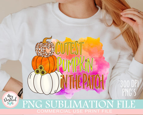 Cutest Pumpkin In The Patch PNG, Halloween Design, pumpkin hocus pocus, Pumpkin Design, Halloween png, Sublimation Designs Downloads Sublimation MyDesiredSVG 