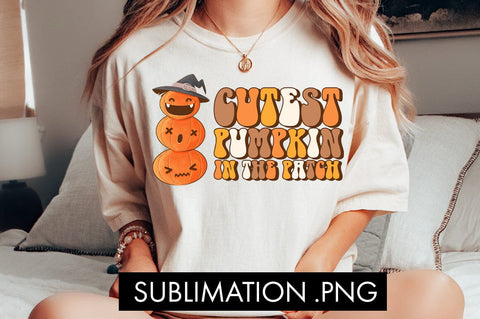 Cutest Pumpkin In The Patch PNG Sublimation Sublimation Freeling Design House 
