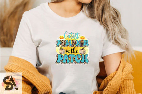 Cutest Pumpkin in the Patch Sublimation SVGArt 